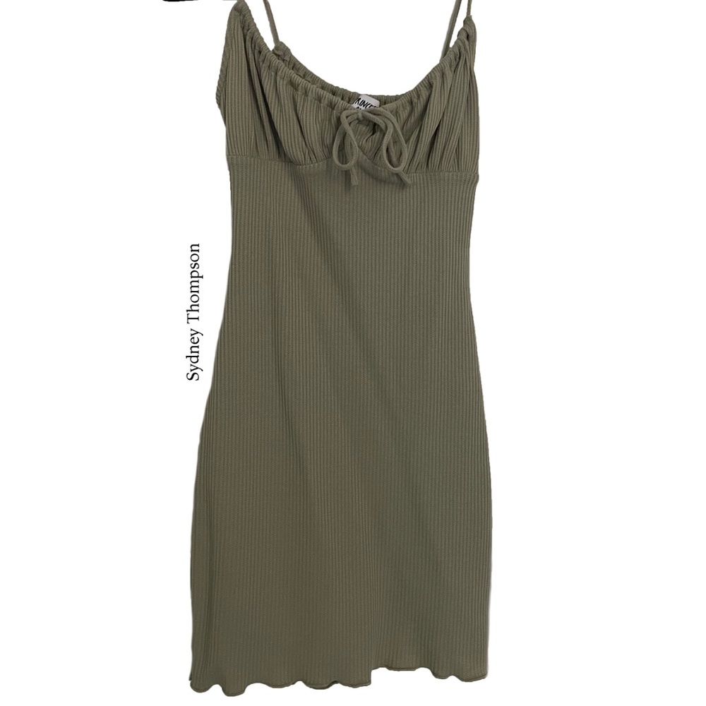 Princess Polly Sage Mini Dress